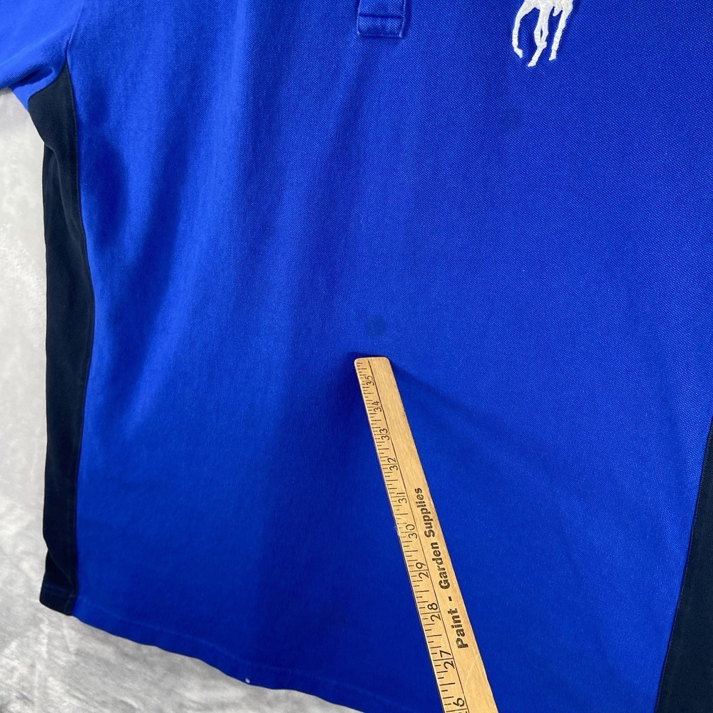Polo Ralph Lauren Shirt mens XLT Big Pony Logo Big & Tall Short Sleeve Rugby Y2K - Picture 8 of 16